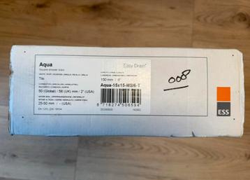Easy Drain Aqua Quattro vloerput abs 15 x 15 cm.Tegel beschikbaar voor biedingen