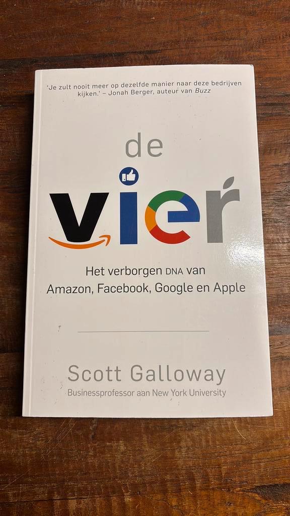Scott Galloway - De vier, Boeken, Wetenschap, Zo goed als nieuw, Sociale wetenschap, Ophalen of Verzenden
