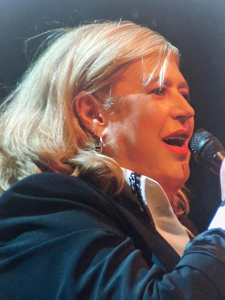 *Marianne Faithfull unieke foto Paradiso 40x30, Verzamelen, Muziek, Artiesten en Beroemdheden, Nieuw, Poster, Artwork of Schilderij