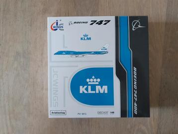 KLM schaalmodel 1:400 Boeing 747 PH-BFG JCW met Aviation tag beschikbaar voor biedingen