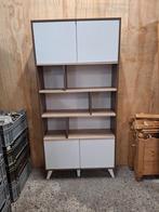 Boekenkast boeken kast modern wit blank, Ophalen, Gebruikt, Met klep(pen), 50 tot 100 cm