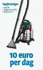 Te huur tapijtreiniger bank reiniger vlek verwijderaar, Ophalen, Stofzuiger, Zo goed als nieuw, Reservoir