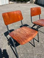 Vintage Stoelen - Set van 2, Ophalen, Gebruikt, Twee, Bruin