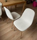 Twee nette eetkamerstoelen, Ophalen, Twee, Wit, Zo goed als nieuw