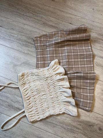 Rokje met top H&M maat XS beschikbaar voor biedingen