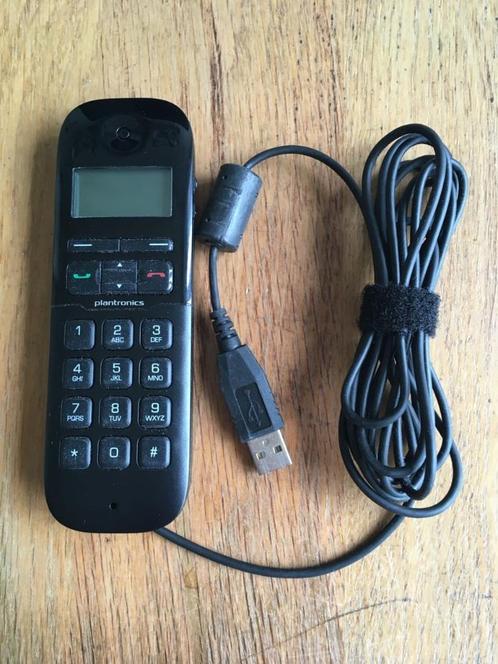 Plantronics Calisto P240 usb handset, Telecommunicatie, Datacommunicatie en VoIP, Zo goed als nieuw, Telefoon, Ophalen of Verzenden