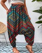 Boho harembroek all over print ** NIEUW **, Verzenden, Nieuw, Broek of Spijkerbroek