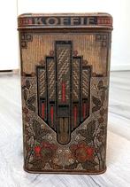 art deco koffie blik, Verzamelen, Blikken, Ophalen of Verzenden, Gebruikt, Koffie