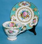 Royal Albert " Lady Ascot " Heren Kop & Schotel, Ophalen of Verzenden, Zo goed als nieuw, Overige stijlen, Kop(pen) en/of Schotel(s)