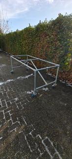 Steigerbuizen frame op wielen, Doe-het-zelf en Verbouw, Steigers, Ophalen, Gebruikt, Overige typen, 2 tot 5 meter