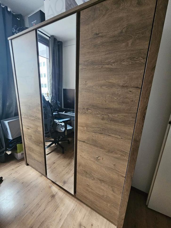 Jysk Vedde kledingkast, Huis en Inrichting, Kasten | Kledingkasten, Zo goed als nieuw, 150 tot 200 cm, 50 tot 75 cm, Ophalen