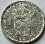 Zilveren gulden 1916, Postzegels en Munten, Munten | Nederland, Zilver, Koningin Wilhelmina, 1 gulden, Ophalen of Verzenden
