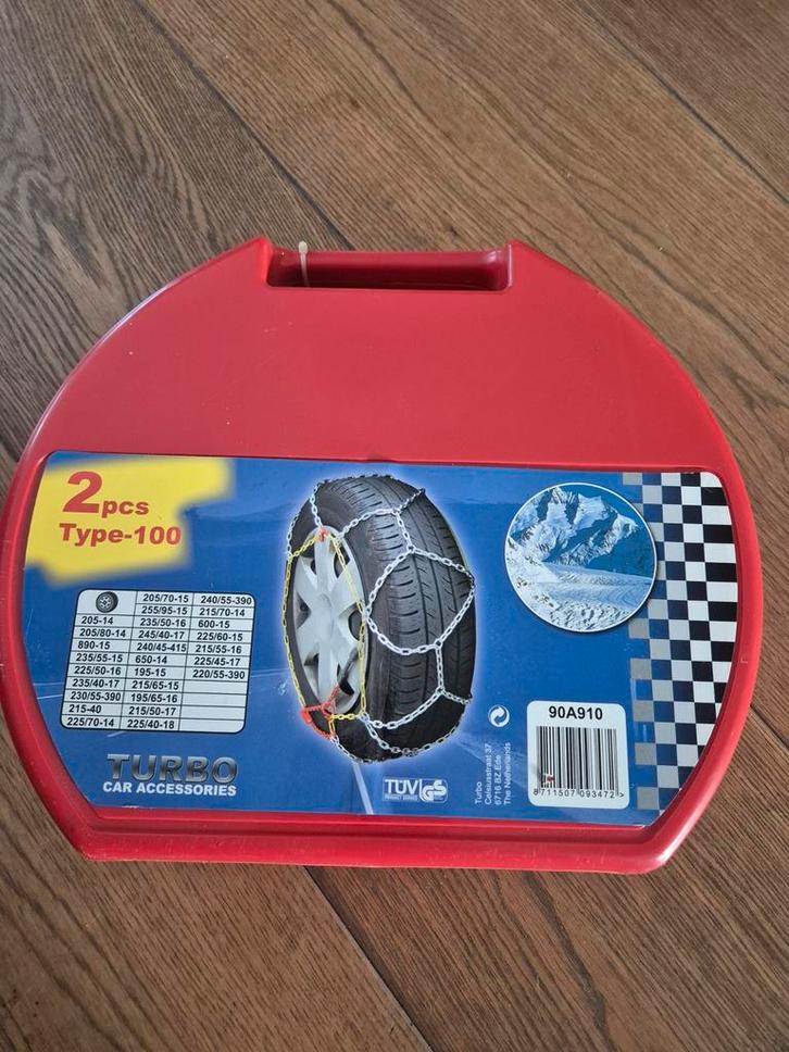 Nieuwe sneeuwkettingen in doos - Type 100 2pc, Auto diversen, Sneeuwkettingen, Nieuw, Ophalen of Verzenden