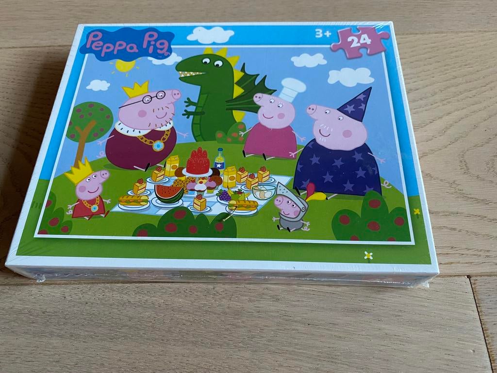 Nieuw! puzzel van Peppa Big is jarig, Ophalen of Verzenden, 10 tot 50 stukjes, Zo goed als nieuw