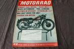 das Motorrad 24 okt 1964 Ducati Mach I Imperia Zündapp Trial, Ophalen of Verzenden, Gelezen