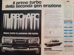 originele advertentie Saab Turbo APC - Italiaans – 1983, Ophalen of Verzenden, Zo goed als nieuw, Auto's