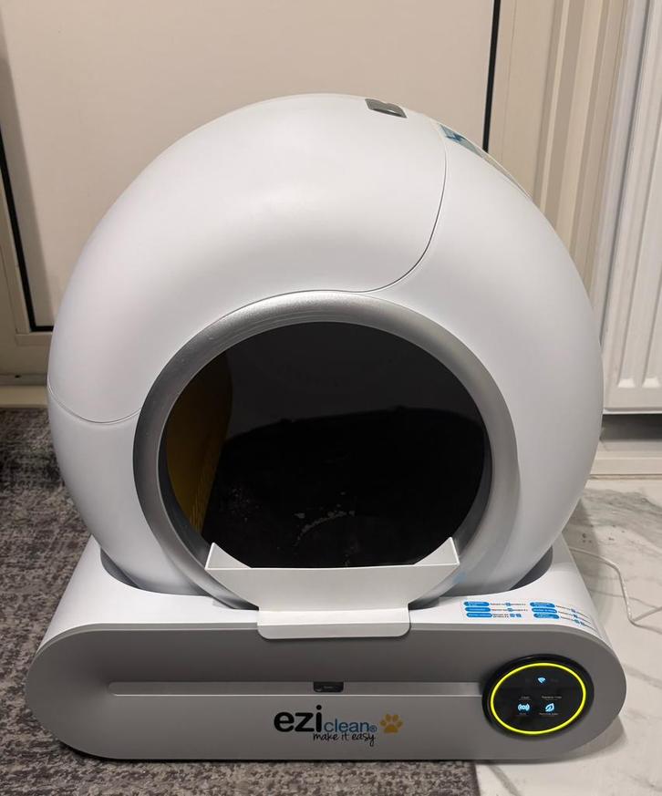 Zelfreinigende robot - EZIclean CATBOT K8i kattentoilet, Dieren en Toebehoren, Kattenbakken, Zo goed als nieuw, Open, Zelfreinigend