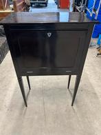 Elegante zwarte secretaire / bureaukast, Antiek en Kunst, Antiek | Meubels | Kasten, Ophalen
