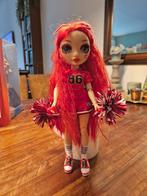 Rainbow High Cheer Ruby Anderson Pop, Kinderen en Baby's, Speelgoed | Poppen, Ophalen of Verzenden, Zo goed als nieuw, Barbie
