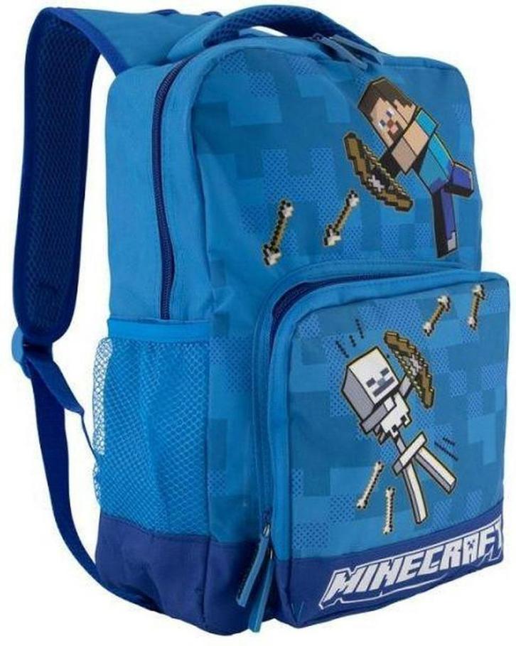Minecraft Rugzak / Schooltas / Rugtas - 35 cm, Sieraden, Tassen en Uiterlijk, Tassen | Rugtassen, Nieuw, Overige merken, 25 tot 40 cm