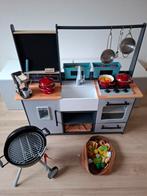Leuke kinderkeukentje Kidkraft + BBQ met accessoires!, Kinderen en Baby's, Ophalen, Gebruikt, Hout, Speelkeuken