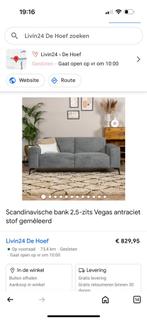 2,5 zits, Huis en Inrichting, Banken | Bankstellen, Ophalen, Zo goed als nieuw, Minder dan 150 cm
