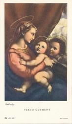 7 mooie Maria met Kind prentjes van uitg. KOGO, Verzenden, Zo goed als nieuw, Kaart of Prent, Christendom | Katholiek