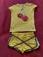 Geel t shirt, Kinderen en Baby's, Kinderkleding | Maat 134, Jill, Meisje, Gebruikt, Ophalen of Verzenden
