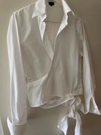Pauw katoenen wikkel blouse mt 3 (40), Ophalen of Verzenden, Gedragen, Maat 38/40 (M), Wit