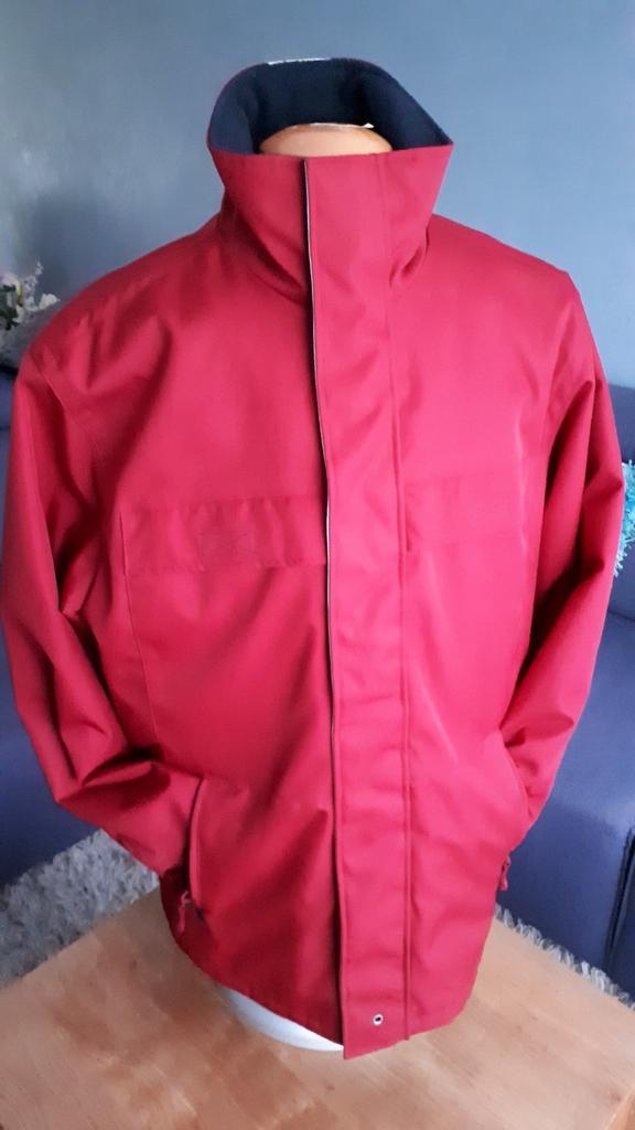 XL warme coat 3/4 jack jas NOOIT GEDRAGEN, Kleding | Heren, Grote Maten, Nieuw, Jas of Mantel, Rood, Ophalen of Verzenden