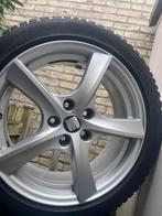 17 inch velgen met Winterbanden 225/45R17 91H Bridgestone, Ophalen, Gebruikt, Banden en Velgen, 17 inch