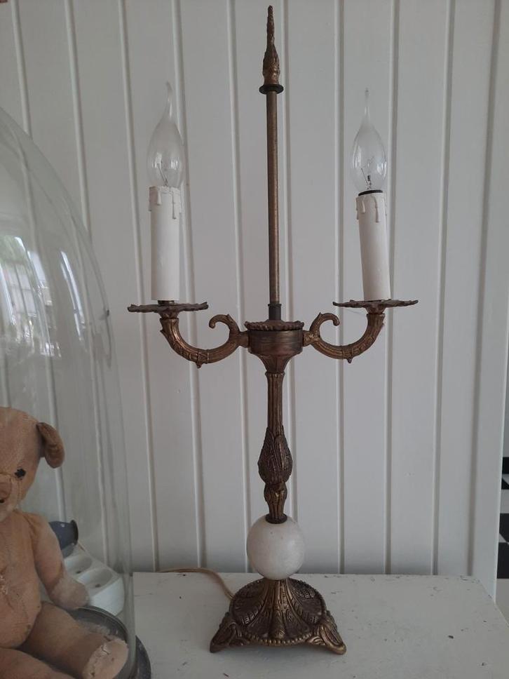 Prachtige, zeer oude schemerlamp., Antiek en Kunst, Antiek | Woonaccessoires, Ophalen of Verzenden
