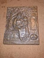 plaketten  Eva Limberg  Die Heilige Mutter Anna van koper, Ophalen of Verzenden