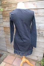 Jurk donkerblauw Tredy mt 38 open mouw Vaste prijs AANBIEDIN, Maat 38/40 (M), Blauw, Tredy, Ophalen of Verzenden