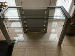 TV meubel zgan, Huis en Inrichting, Ophalen, Zo goed als nieuw, Glas, Minder dan 100 cm