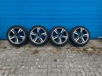 Originele Audi A4 8W B9 velgen 18” + zomerbanden (zgan), Ophalen, 18 inch, 245 mm, Velg(en)