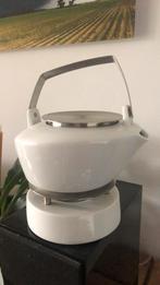 Theelicht en theepot wit menu mooi, Ophalen of Verzenden, Zo goed als nieuw