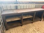 Degelijke houten werkbank, Ophalen, Zo goed als nieuw
