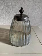 3 dlg glaswerk, glazen pot en 2 glazen bokaals, Ophalen, Gebruikt