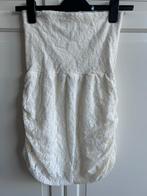 Off-white rimpelrok met kant van Basics.Maat 176 (XS).Nieuw!, Verzenden, Wit, Nieuw, Knielengte