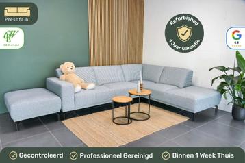 Refurbished Montel Hoekbank Viano Blauwgroen beschikbaar voor biedingen