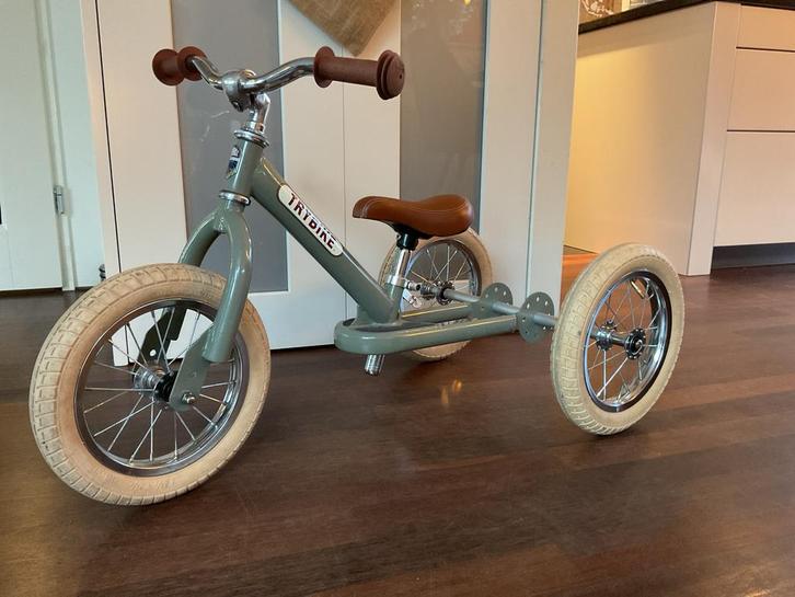 Tribike 2 in 1 loopfiets groen - Kinderfiets, Kinderen en Baby's, Speelgoed | Buiten | Voertuigen en Loopfietsen, Gebruikt, Overige typen
