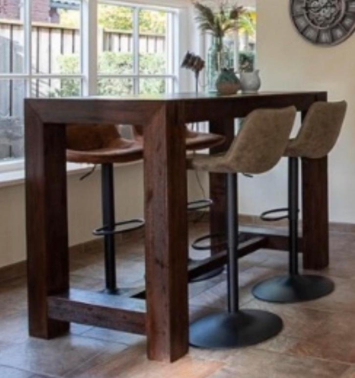 Verstelbare Barstoelen ZGAN, Huis en Inrichting, Barkrukken, Zo goed als nieuw, 60 tot 90 cm, Metaal, 1 kruk, In hoogte verstelbaar