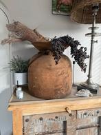 Nepalese Vaas met Decoratie. XXXL ook leuk met kerstdecorati, Ophalen of Verzenden, Gebruikt