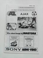 AZ 67 - AJAX Officieel programmablad seizoen 1985/86, Verzenden, Ajax