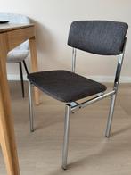 Vintage/retro eetkamerstoelen(4), prachtig design, Huis en Inrichting, Stoelen, Ophalen, Gebruikt, Vintage/retro, Metaal