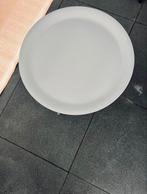 Salon/Bijzettafeltje. Grijs. Zgan., 50 tot 100 cm, Rond, Ophalen of Verzenden, Zo goed als nieuw