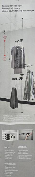 Telescopisch kledingrek, Ophalen, Nieuw
