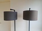 Zwarte industriële vloerlampen Kwantum Avoir, Huis en Inrichting, Lampen | Vloerlampen, Ophalen, Zo goed als nieuw, 150 tot 200 cm
