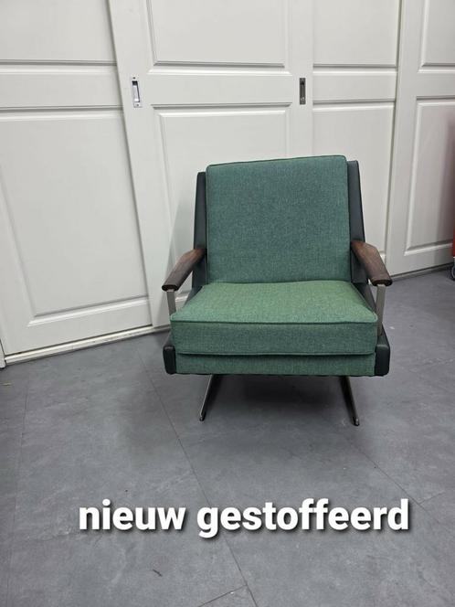 Van Teeffelen Fauteuil  Ranka, Huis en Inrichting, Fauteuils, Zo goed als nieuw, Metaal, Stof, 50 tot 75 cm, 75 tot 100 cm, Ophalen